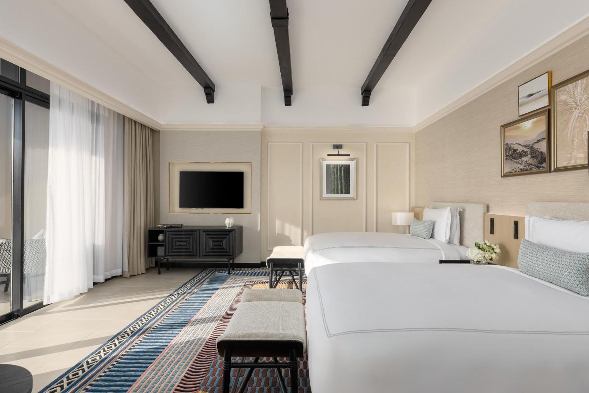 Superior Queen Room with Two Queen Beds and Sea View