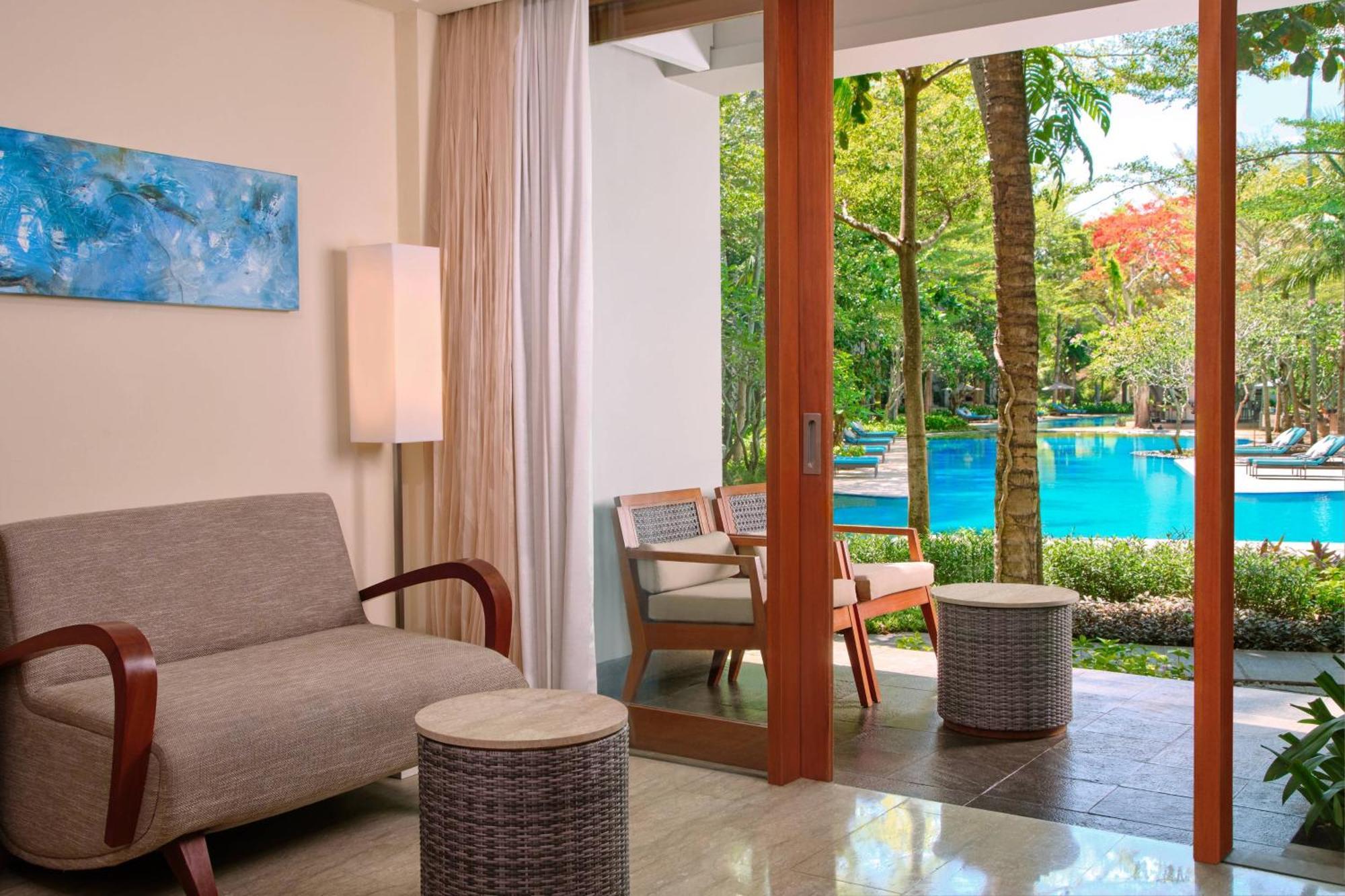 Deluxe Terrace Room Two Double Beds Pool View