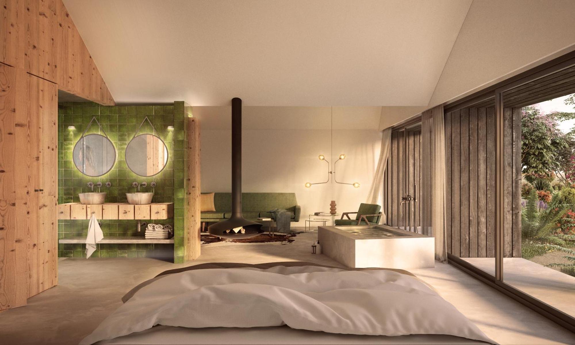 Deluxe Suite met Verwarmd Privézwembad