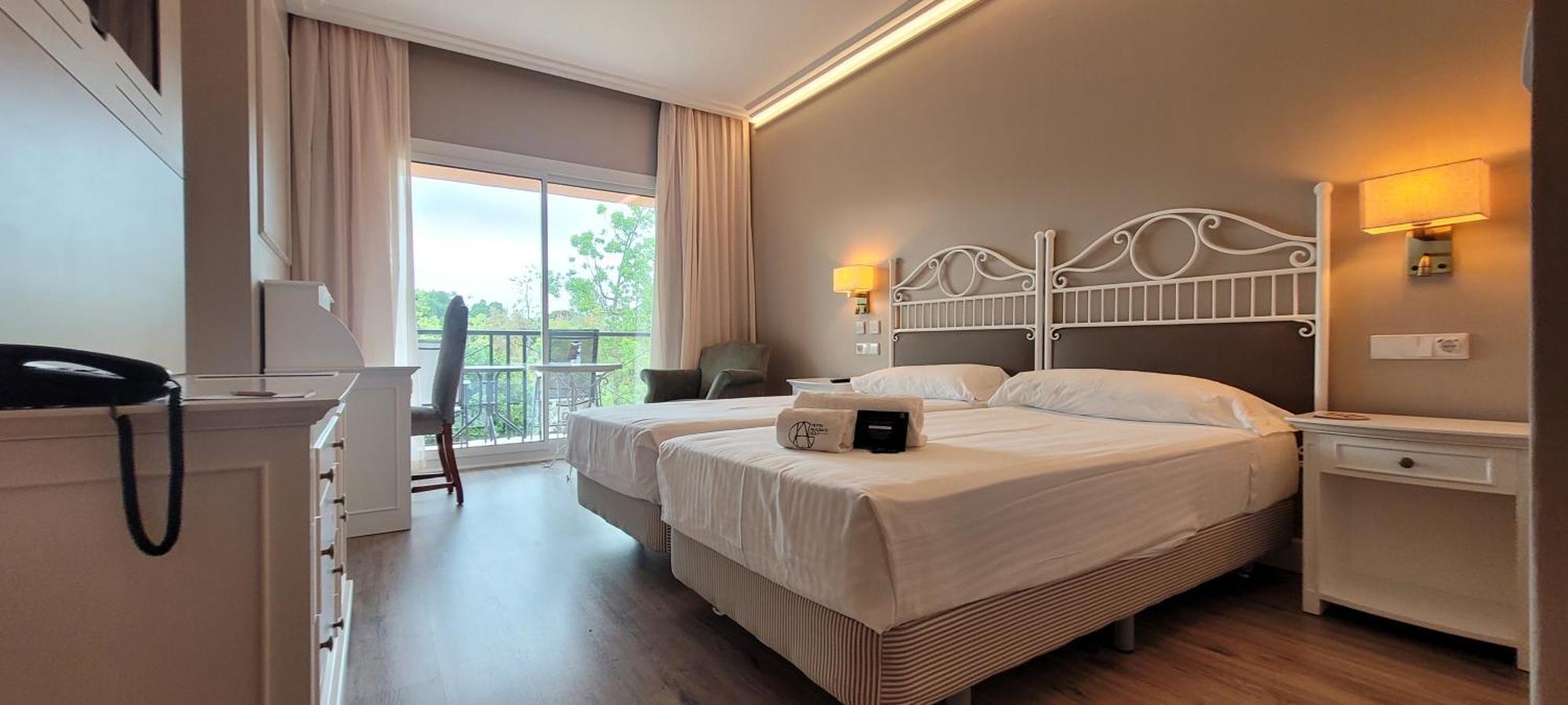 Tweepersoonskamer met 1 of 2 Bedden