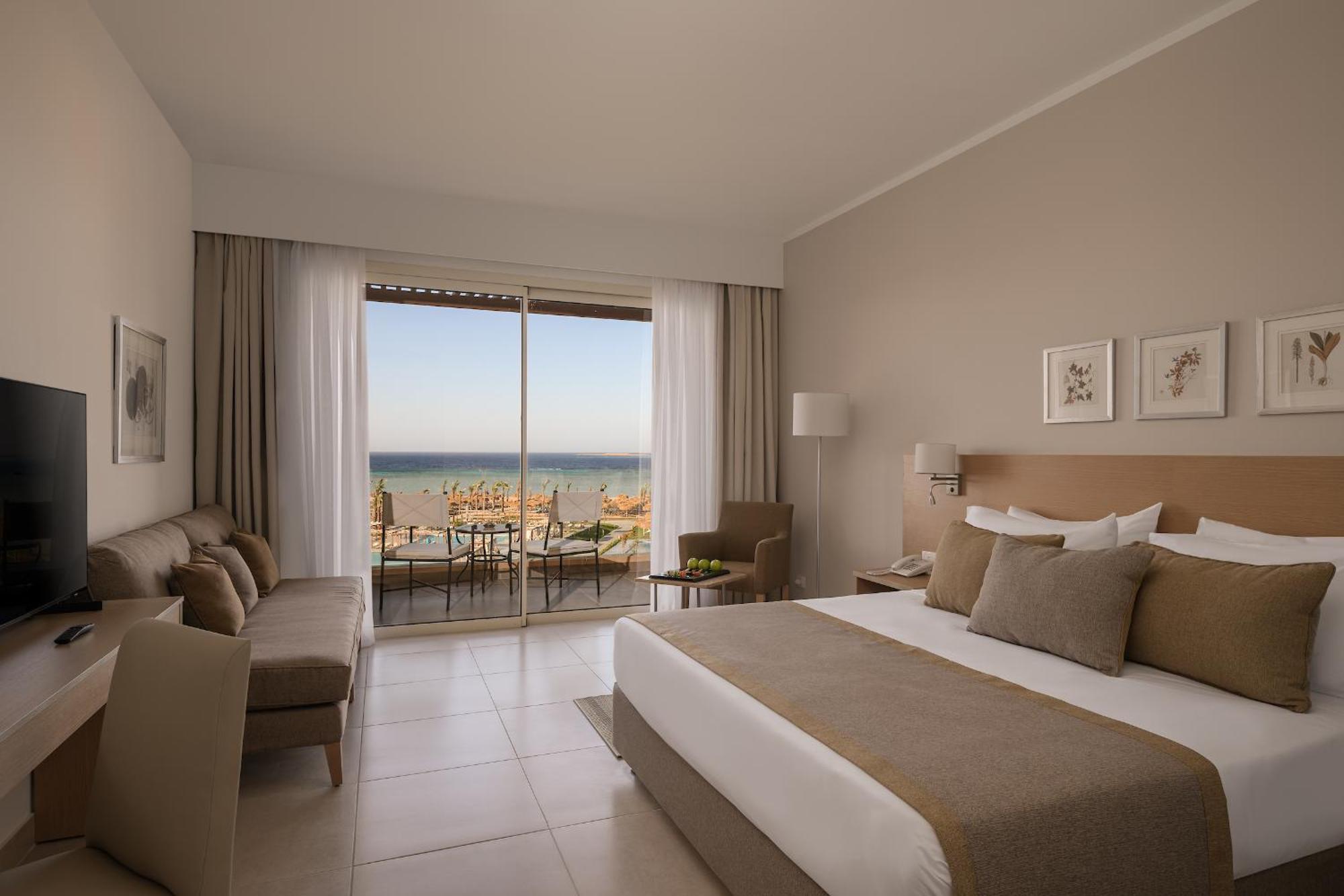 Superior, Queensize-bed, uitzicht op zee