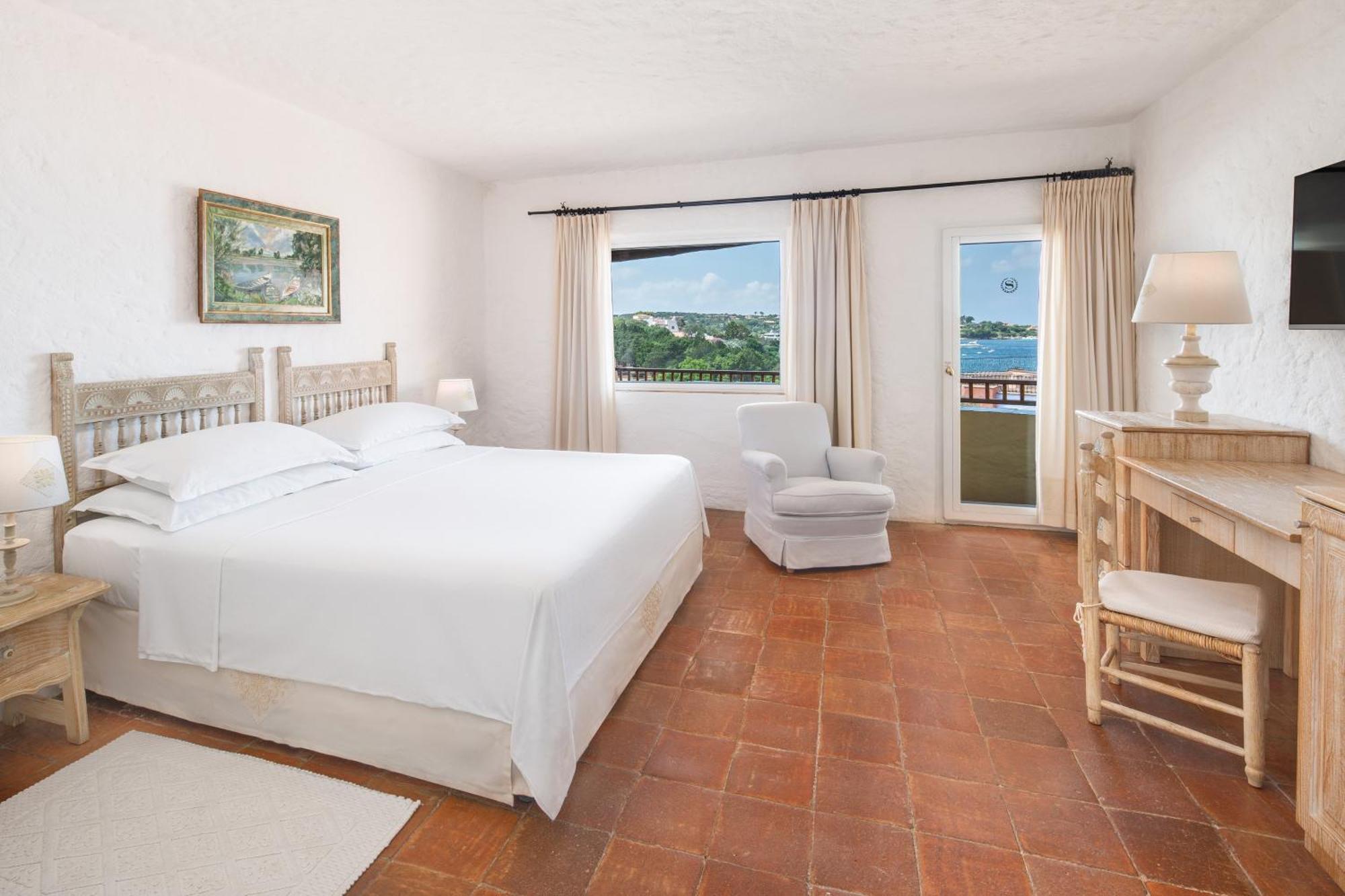 Hébergement Double Premium Marina avec Lit King-Size et Terrasse - Vue sur Mer