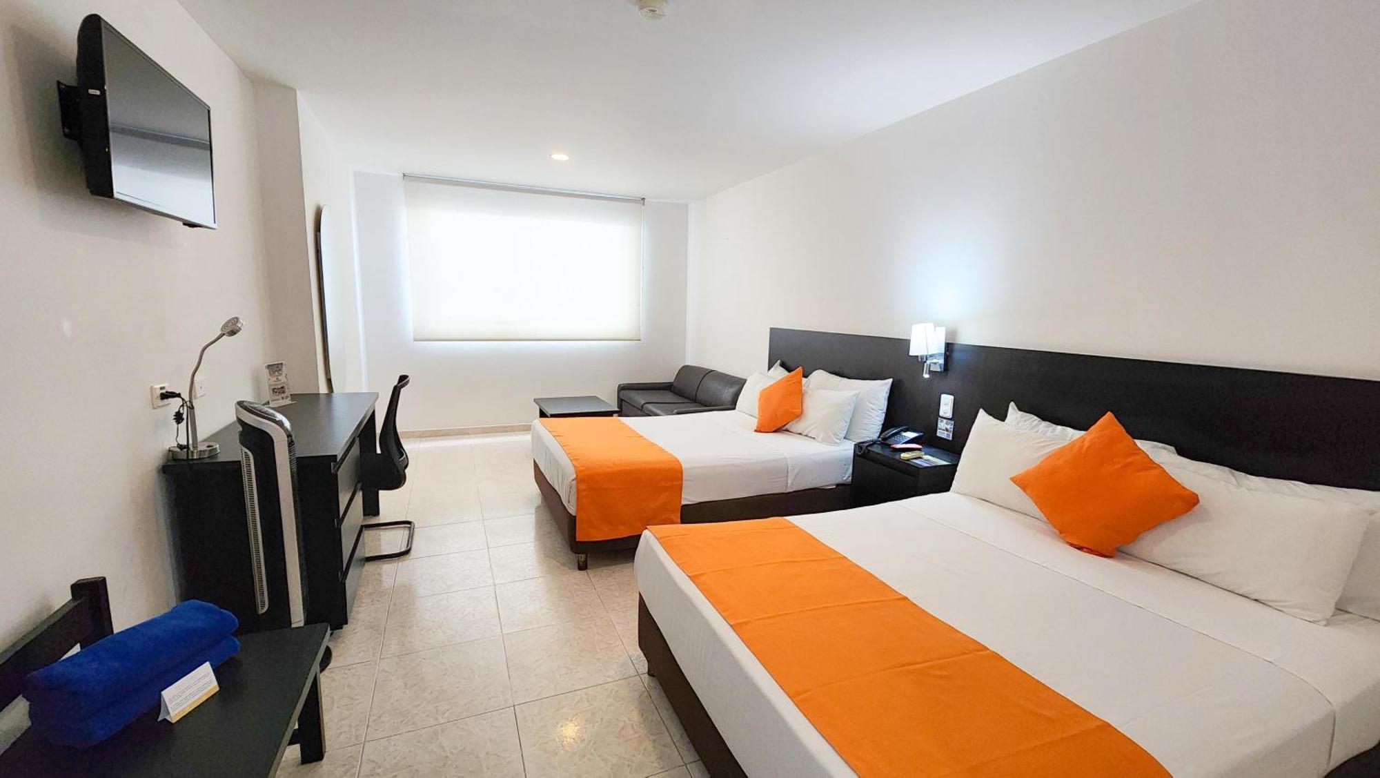 Chambre Double avec 2 Lits Doubles