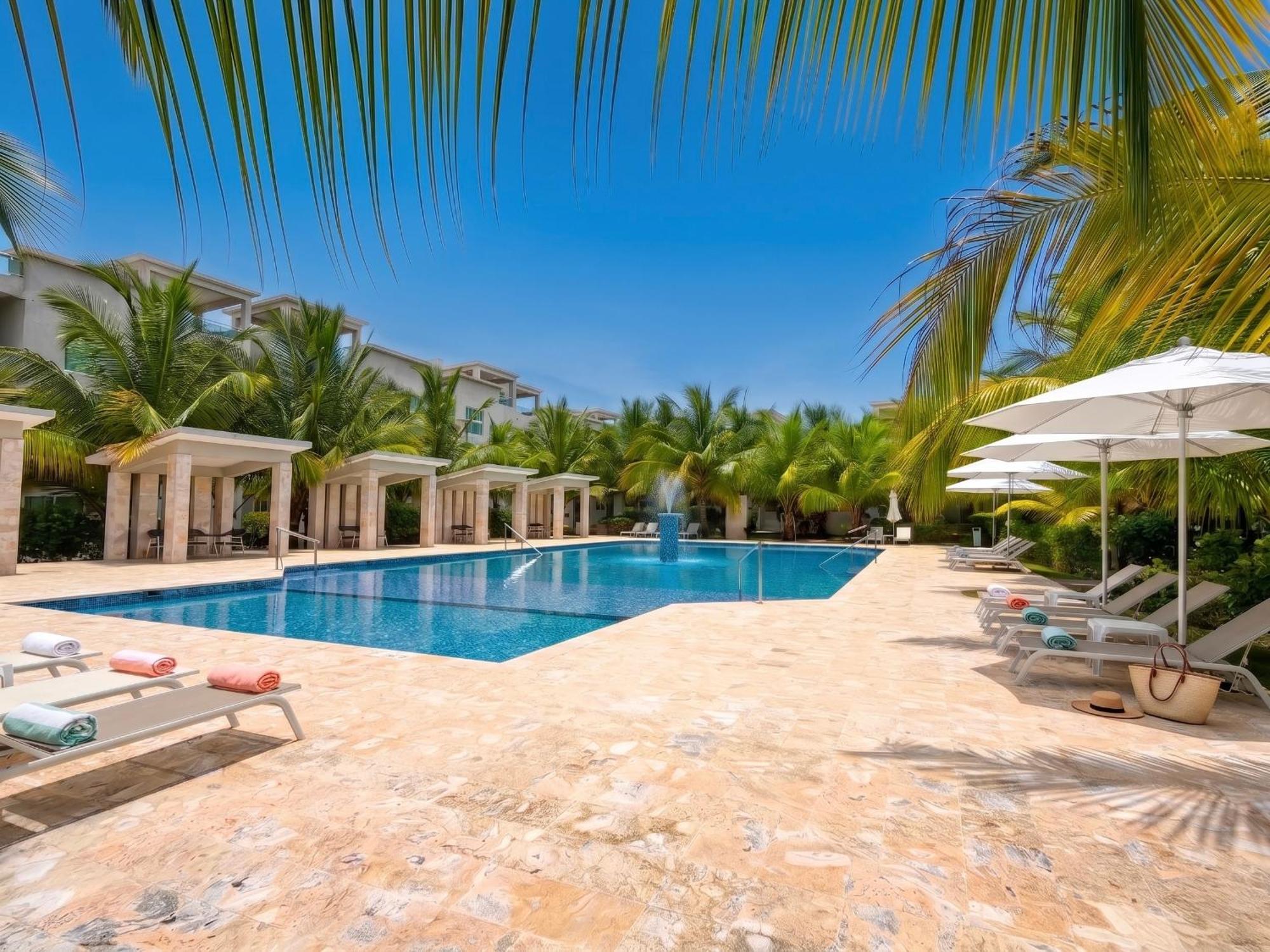 Apartamento de 2 dormitorios con vistas a la piscina