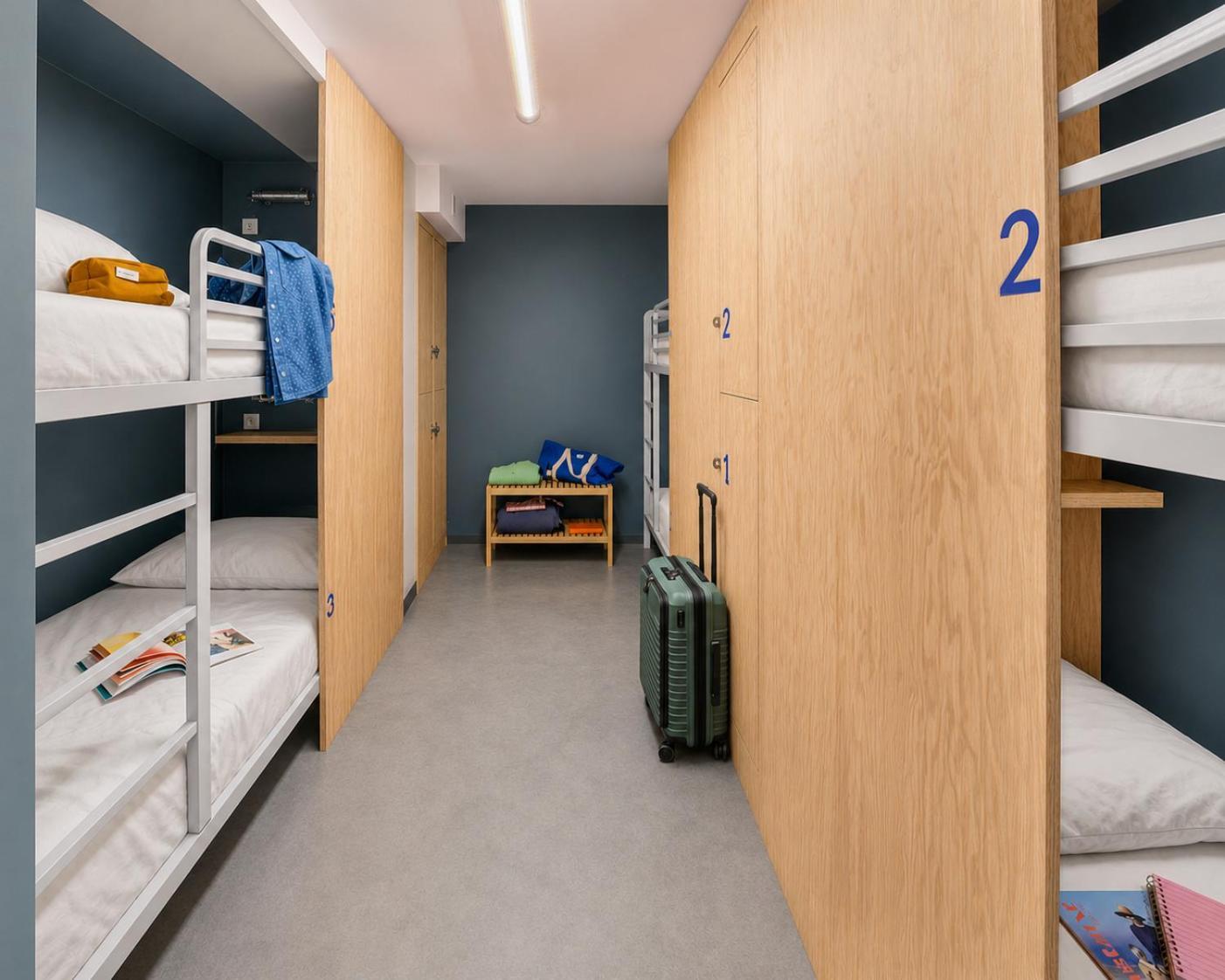 Eklo bed in dormitory for women only