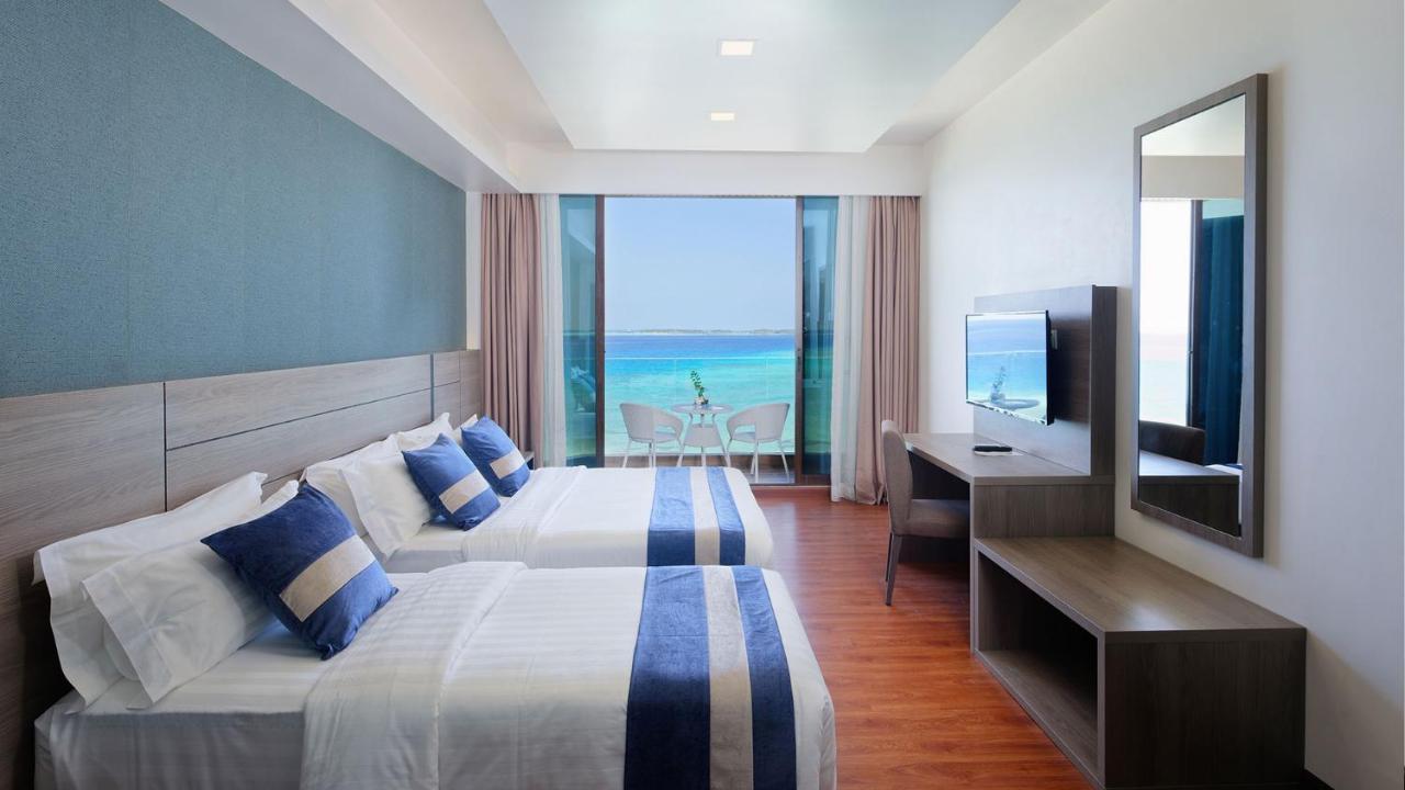 Habitación Super Deluxe Premium con balcón y vistas al mar