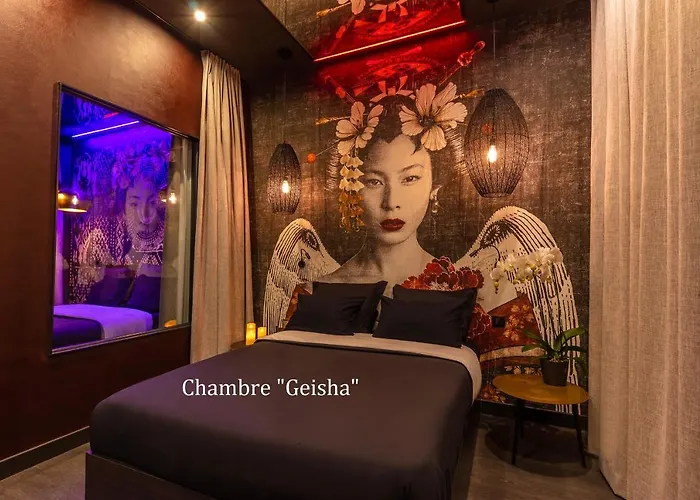 Love Avec Nuit Insolite Au Dandy Et Jacuzzi Privatise (Adults Only)