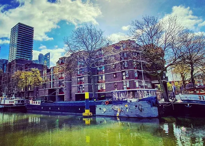 Hotel dichtbij College: Houseboat Holiday Apartments Rotterdam