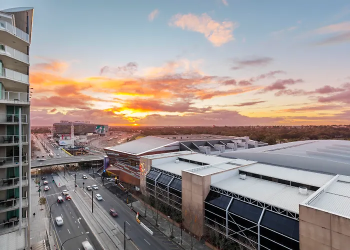 Jacuzzi hotel: Oaks Adelaide Horizons Suites