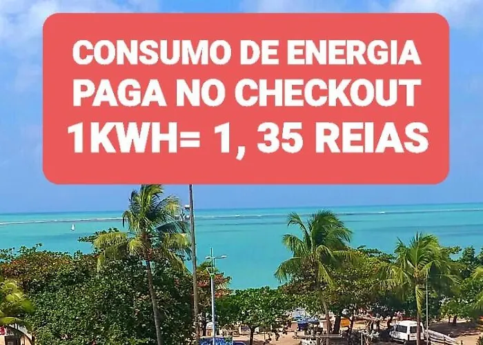 NA BEIRA MAR DE PAJUCARA - EDIFICIO NEO 2 - APARTAMENTO COM 02 QUARTOS - TEM VARANDA- VISTA LATERAL DO MAR - AVENIDA DOUTOR ANTONIO GOUVEIA 1081- CONSUMO ELETRICO É PAGO No CKECK-OUT 1KWH É 1,35 REIAS
