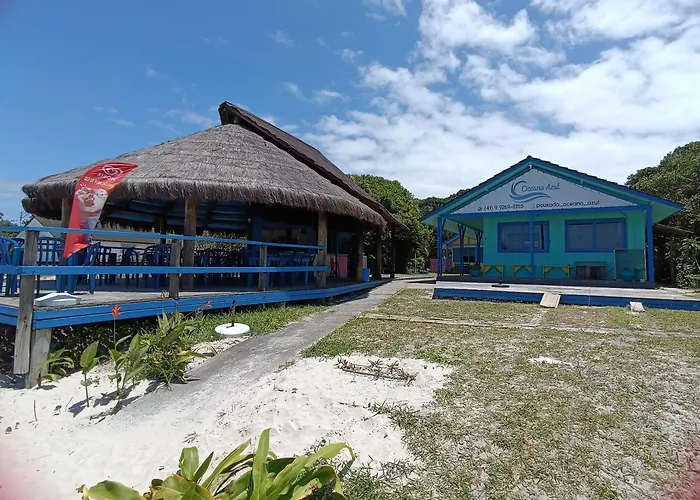 Hotel com vista: Pousada Oceano Azul, beira mar