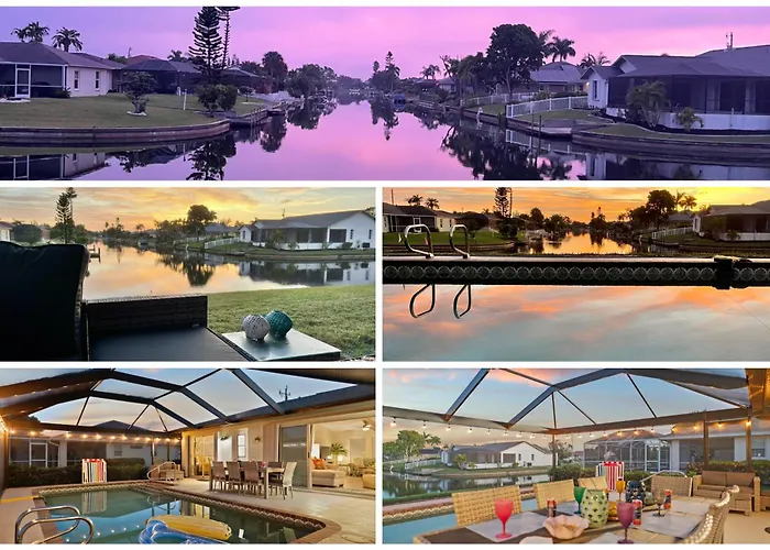 Serenity Waterfront With King Suite, Private Pool, Great Lanai Enclosure And Long Water Views