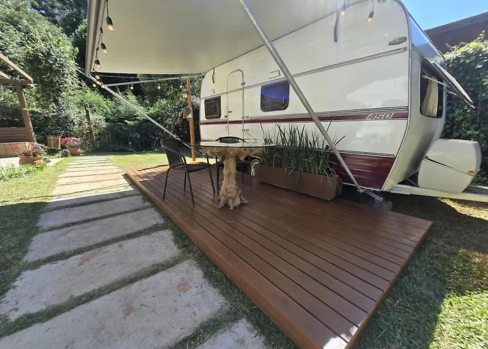 Hotel que aceita animais de estimação: La Brume Trailers