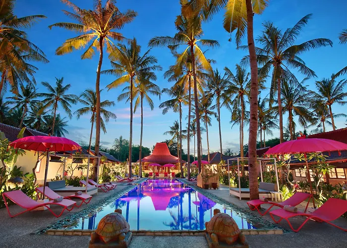Hotels with pool Pinkcoco Gili Air - Constant Surprises & For Cool Adults Only