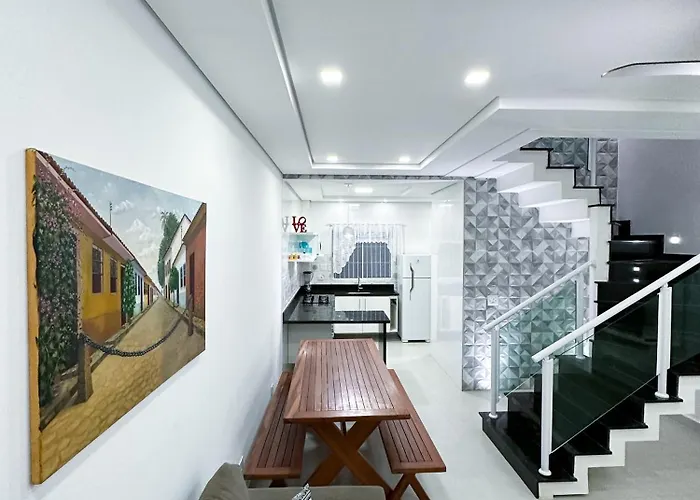 Cabana: Residencial Maia Casas a 800m da Praia de Maranduba - Ubatuba