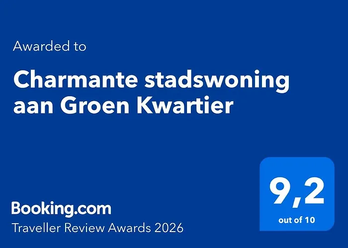  Charmante Stadswoning Aan Groen Kwartier