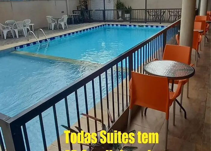  Pousada Parque Suites - Estacionamento e Piscina na Enseada